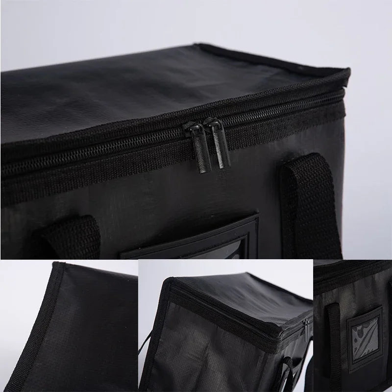 16L/28L/50L/70L Insulated Car Portable Lunch Cooler Folding Insulated Picnic Ice Bag Zipper Picnic Camping Tin Foil Food Bag