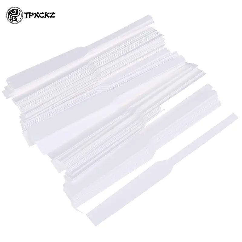 100pcs/pack White Perfume Essential Oils Test Paper Strips Aromatherapy Fragrance Testing Strip 130*12mm