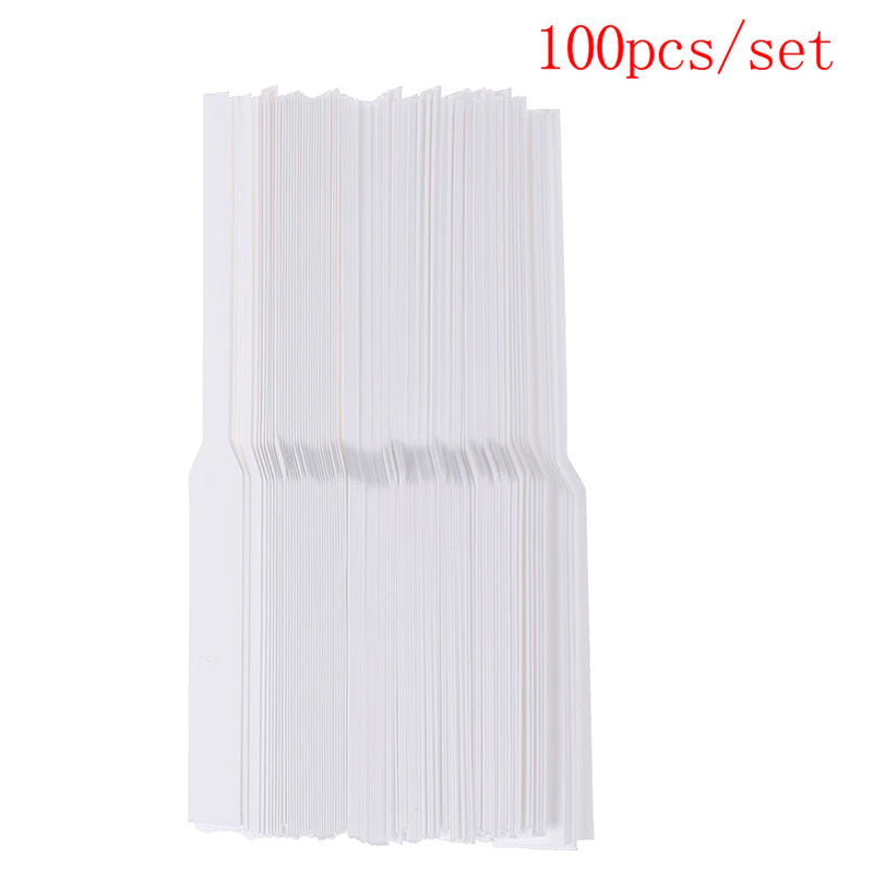 100pcs/pack White Perfume Essential Oils Test Paper Strips Aromatherapy Fragrance Testing Strip 130*12mm