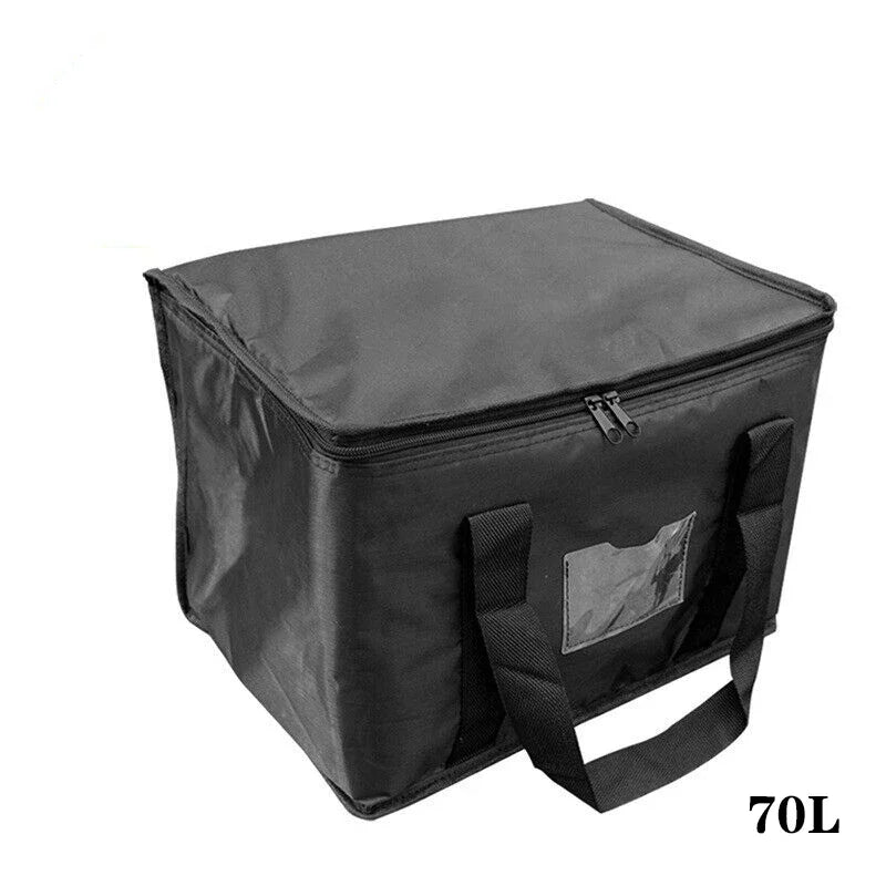 16L/28L/50L/70L Insulated Car Portable Lunch Cooler Folding Insulated Picnic Ice Bag Zipper Picnic Camping Tin Foil Food Bag