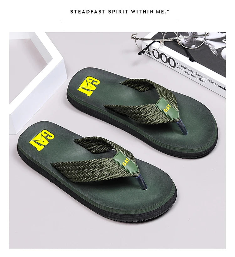 Flip-flops summer men's outdoor casual beach shoes breathable lightweight soft-soled slippers non-slip wear-resistant sandals