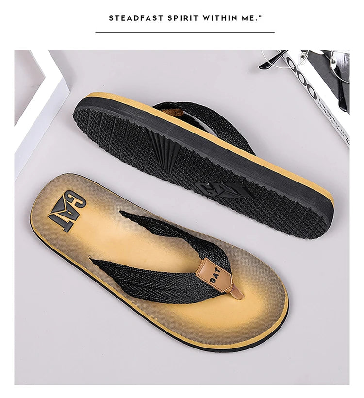 Flip-flops summer men's outdoor casual beach shoes breathable lightweight soft-soled slippers non-slip wear-resistant sandals