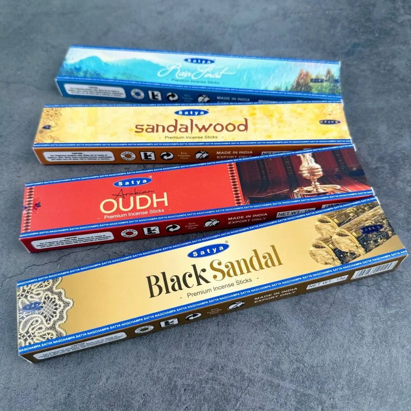 India Sticks Incense WhiteSage Sandalwood Incense Bedroom Toilet Eliminate Negative Energy Cense Home Fragrance NAG Champa Satya